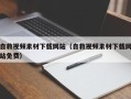 聊城自救视频素材下载网站（自救视频素材下载网站免费）