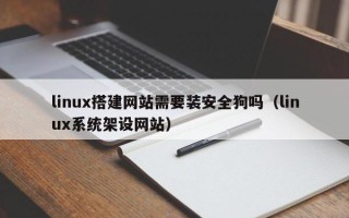 聊城linux搭建网站需要装安全狗吗（linux系统架设网站）