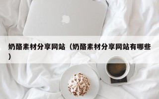 聊城奶酪素材分享网站（奶酪素材分享网站有哪些）